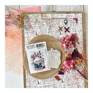 Tampon Cling 7 x 9,5 cm Doudou chimiste - Chou & Flowers - Rougier et Plé