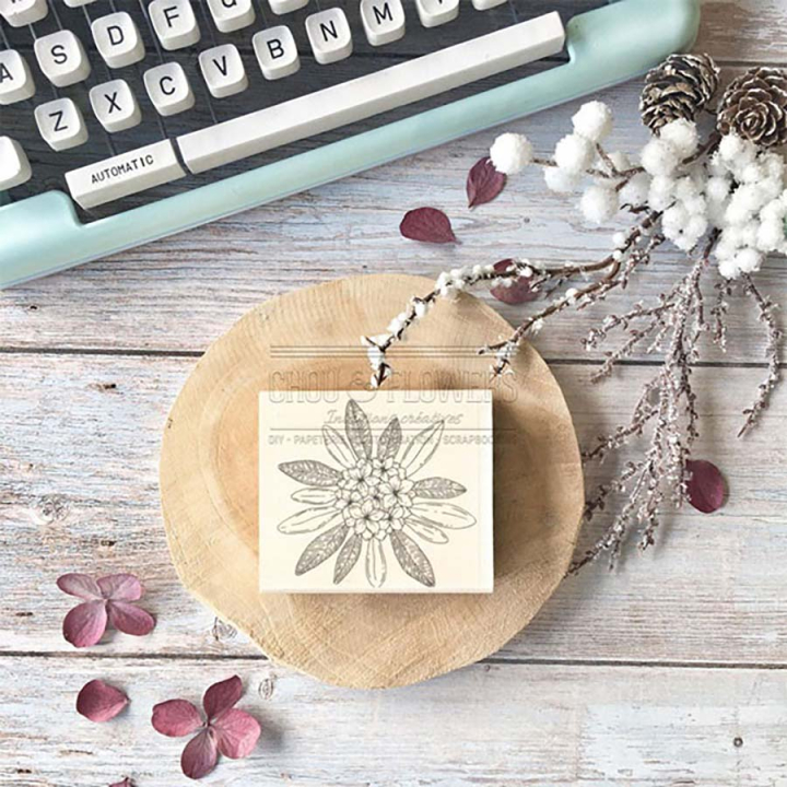 Tampon en bois Flowers - Chou & Flowers - Rougier et Plé