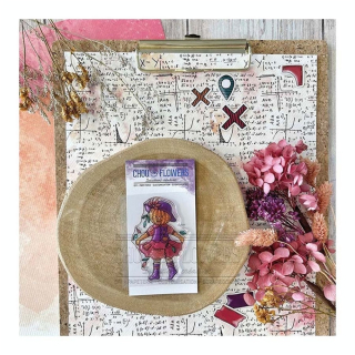 Tampon transparent Mme Citrouille - Chou & Flowers - Rougier et Plé