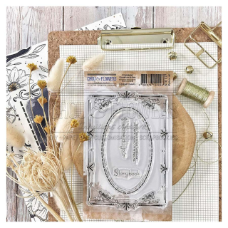Tampons transparents Couverture de livre 5 pcs - Chou & Flowers - Rougier et Plé