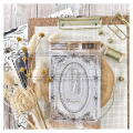 Tampons transparents Couverture de livre 5 pcs - Chou & Flowers - Rougier et Plé