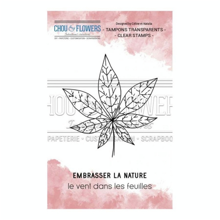 Tampons transparents Feuilles d'automne 2 pcs - Chou & Flowers - Rougier et Plé