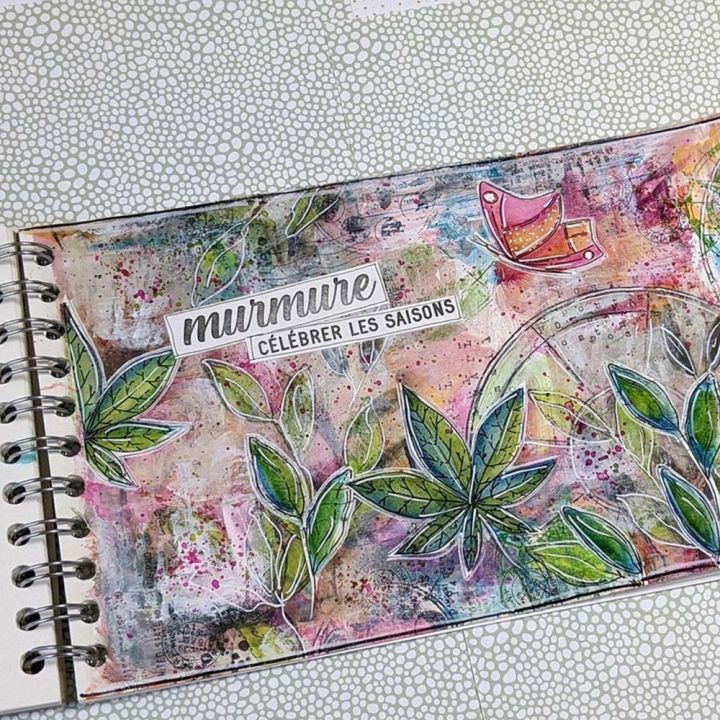 Tampons transparents Feuilles d'automne 2 pcs - Chou & Flowers - Rougier et Plé