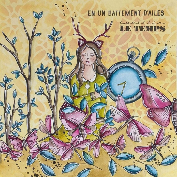 Tampons transparents Les branches 11 pcs - Chou & Flowers - Rougier et Plé