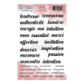 Tampons transparents Mots cycliques 30 pcs - Chou & Flowers - Rougier et Plé