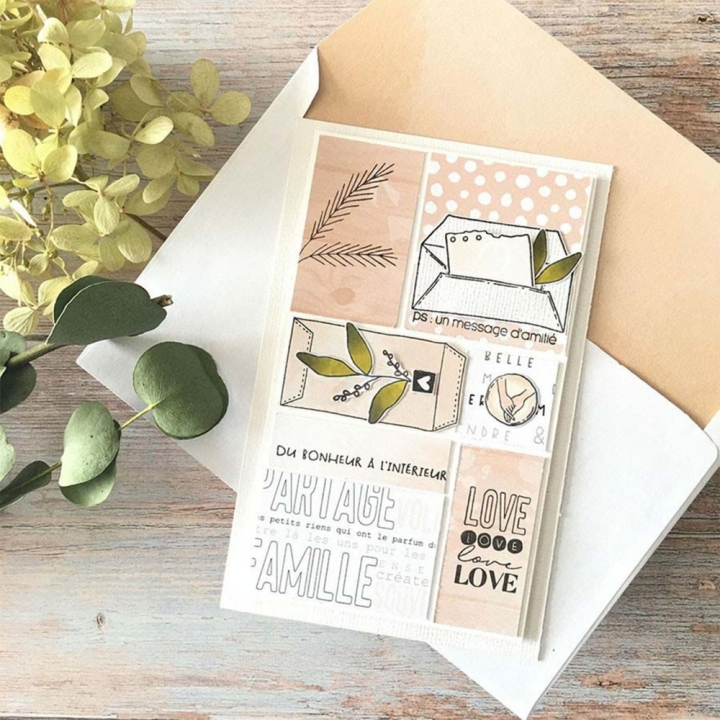 Tampons transparents Plaisir d'offrir  16 pcs - Chou & Flowers - Rougier et Plé