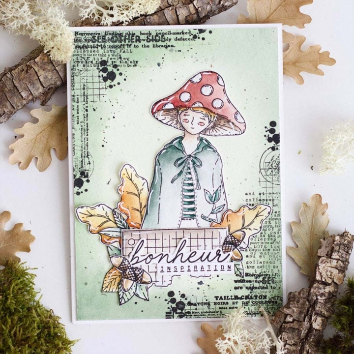 Tampons transparents Texte Grunge - Chou & Flowers - Rougier et Plé