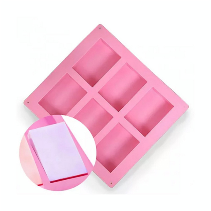 Moule à savon en silicone 6 cavités - My Cosmetik - Rougier et Plé