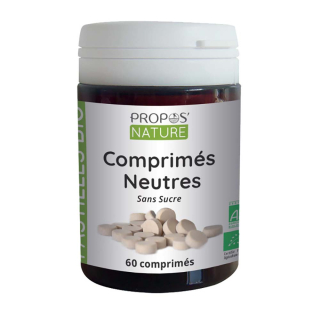 Comprimés neutres Bio 60 pcs - Joli'Essence - Rougier et Plé