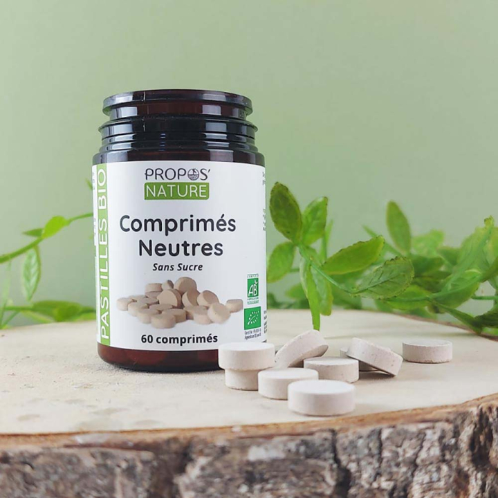 Comprimés neutres Bio 60 pcs - Joli'Essence - Rougier et Plé