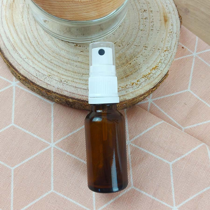 Flacon Esterel en verre ambré Pompe vaporisateur - Joli'Essence - Rougier et Plé