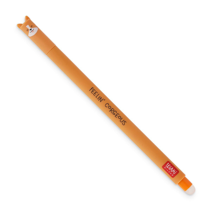 Stylo Gel Effaçable Corgi Encre Noire - Legami - Rougier et Plé
