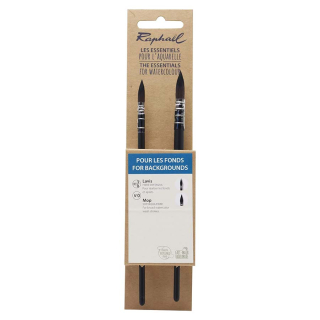 Pinceaux aquarelle Set Les Fonds 2 pcs Lavis - Raphaël - Rougier et Plé