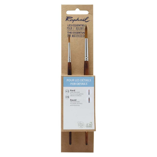 Pinceaux aquarelle Set Détails généraux 2 pcs - Raphaël - Rougier et Plé