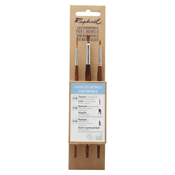 Pinceaux aquarelle Set Détails spécifiques 3 pcs - Sennelier - Rougier et Plé