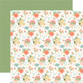 Here Comes Spring Papier imprimé Sunny Floral - Echo Park - Rougier et Plé