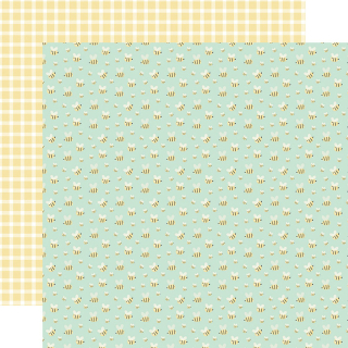 Here Comes Spring Papier imprimé Happy To Bee Here - Echo Park - Rougier et Plé