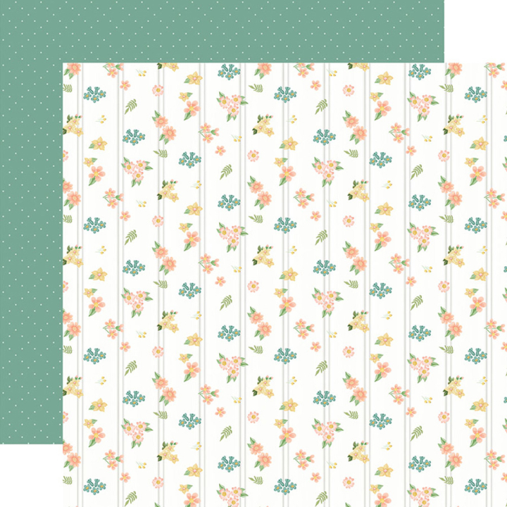 Here Comes Spring Papier imprimé Blooms Of Beauty - Echo Park - Rougier et Plé