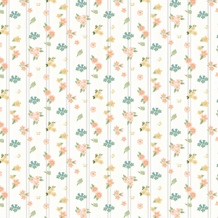 Here Comes Spring Papier imprimé Blooms Of Beauty - Echo Park - Rougier et Plé
