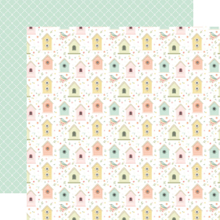 Here Comes Spring Papier imprimé Home Tweet Home - Echo Park - Rougier et Plé