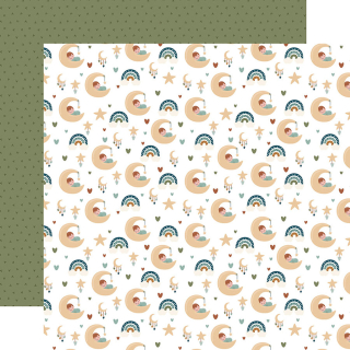 Special Delivery Baby Boy Papier imprimé Sleepy Baby Boy - Echo Park - Rougier et Plé
