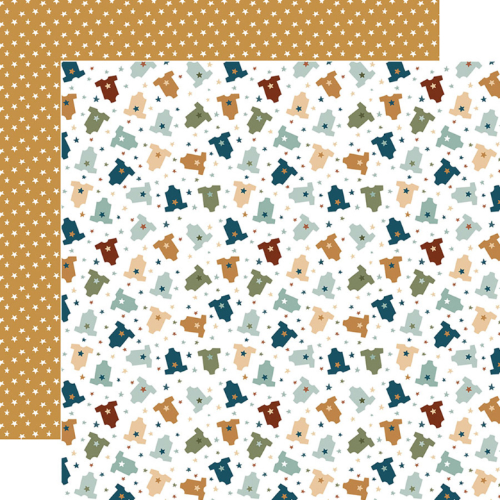 Special Delivery Baby Boy Papier imprimé Tiny Boy Clothes - Echo Park - Rougier et Plé