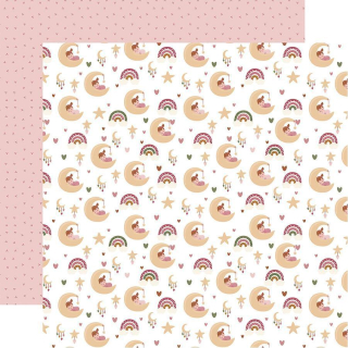 Special Delivery Baby Girl Papier imprimé Sleepy Baby Girl - Echo Park - Rougier et Plé