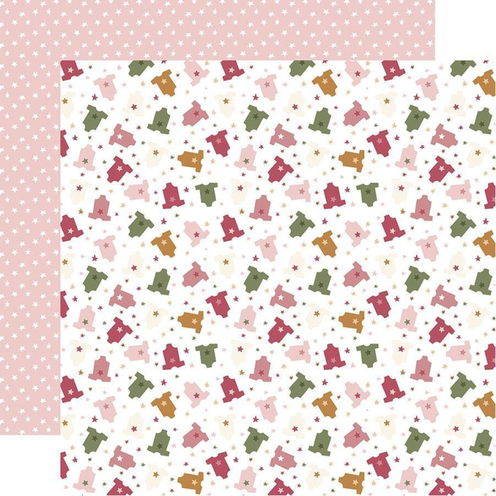 Special Delivery Baby Girl Papier imprimé Tiny Girl Clothes - Echo Park - Rougier et Plé
