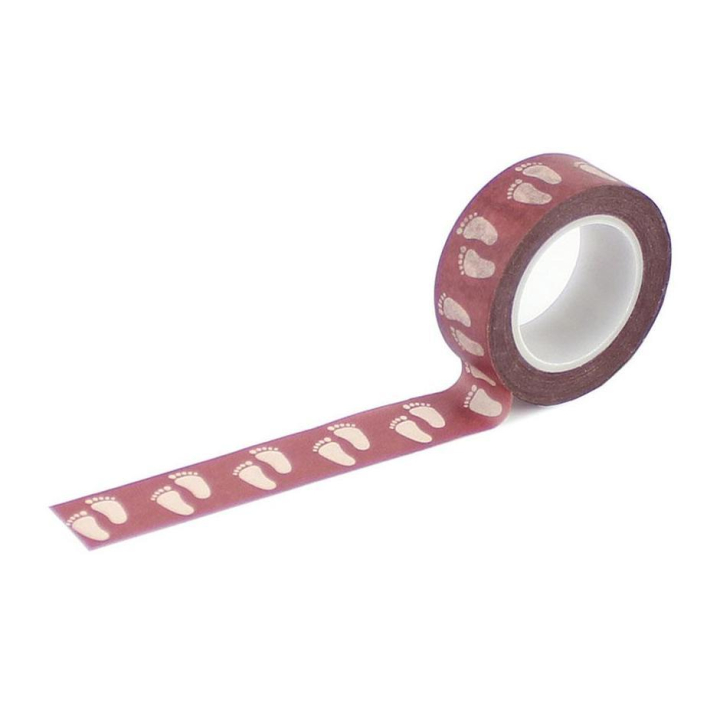 Special Delivery Baby Girl Washi Tape Sweet Girl Footprints - Echo Park - Rougier et Plé