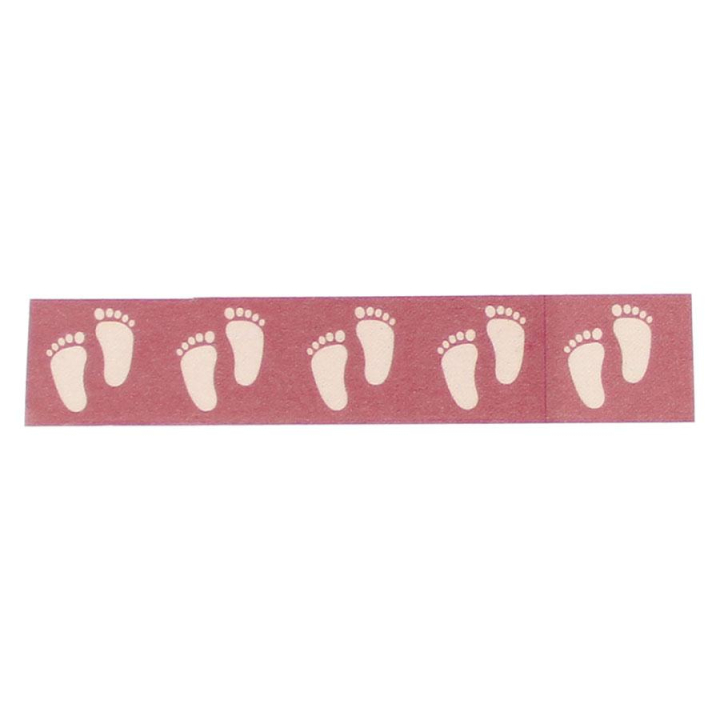 Special Delivery Baby Girl Washi Tape Sweet Girl Footprints - Echo Park - Rougier et Plé