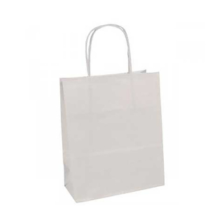 Sac en papier kraft 22 x 10 x 29 cm Blanc - Clairefontaine - Rougier et Plé