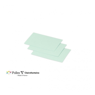 Carte faire part Pollen 70 x 95 mm 210 g/m² Vert 25 pcs - Clairefontaine - Rougier et Plé