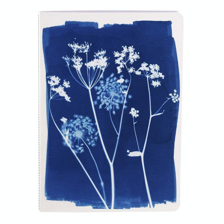 Carnet Cousu Cyanotype A5 14,8 x 21 cm 64 pages Ligné - Clairefontaine - Rougier et Plé
