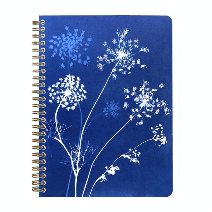 Carnet à spirale Cyanotype A5 14,8 x 21 cm 148 pages Ligné - Clairefontaine - Rougier et Plé