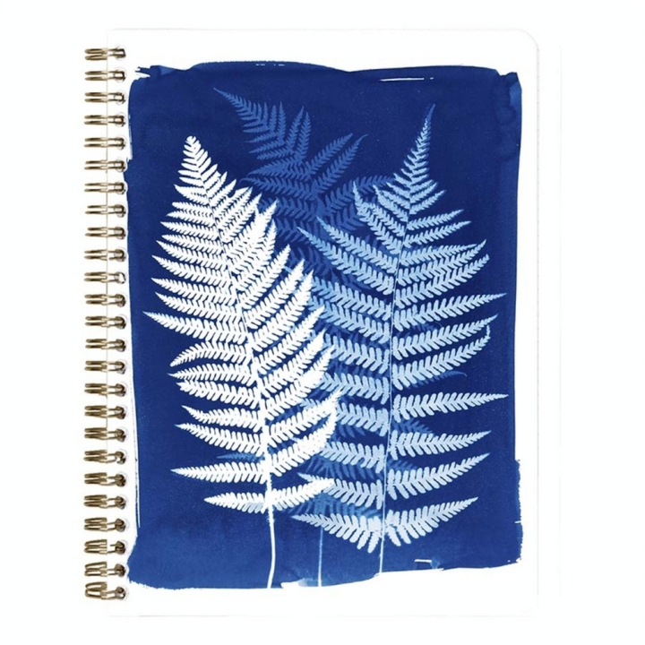 Carnet à spirale Cyanotype A5 14,8 x 21 cm 148 pages Ligné - Clairefontaine - Rougier et Plé