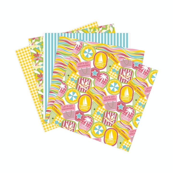 Papier Imprimé 200 g 30,5 x 30,5 cm 5 pcs - Clairefontaine - Rougier et Plé