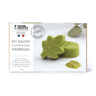 Kit DIY Savon à la feuille de Moringa - Graine Créative - Rougier et Plé