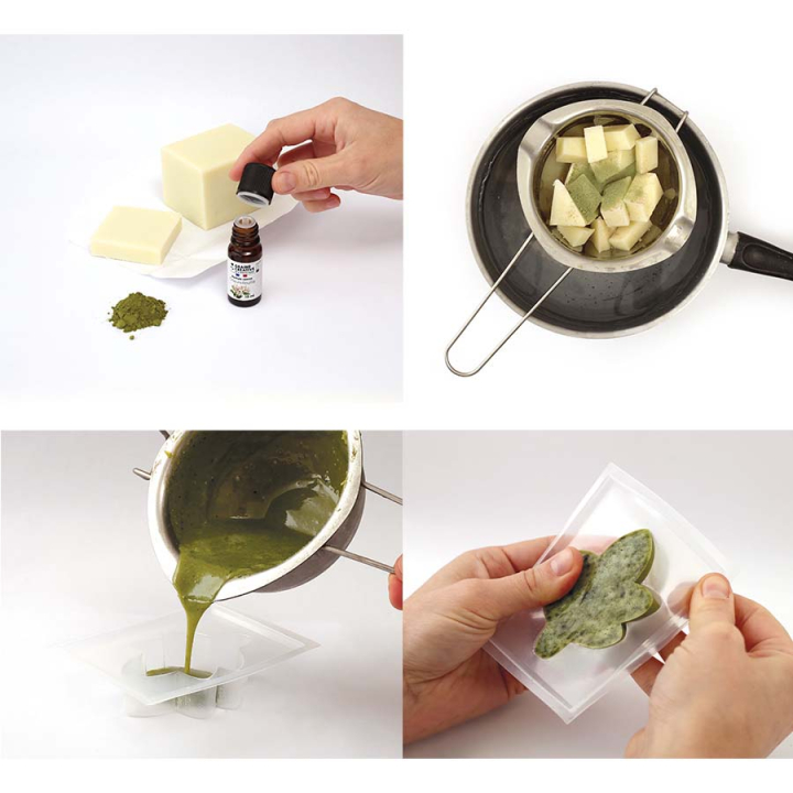 Kit DIY Savon à la feuille de Moringa - Graine Créative - Rougier et Plé