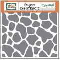 Pochoir 15 x 15 cm Giraffe Spots - Echo Park - Rougier et Plé