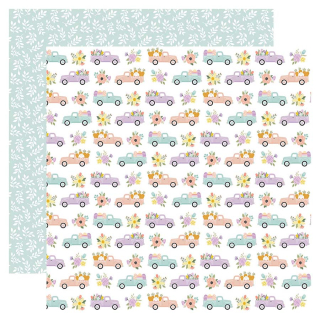 Papier imprimé 30,5 x 30,5 cm It's Easter Time - Garden Goodies - Echo Park - Rougier et Plé