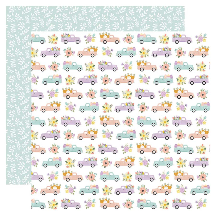 Papier imprimé 30,5 x 30,5 cm It's Easter Time - Garden Goodies - Echo Park - Rougier et Plé