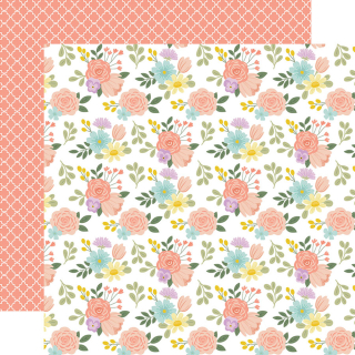 Papier imprimé 30,5 x 30,5 cm It's Spring Time - Blissful Branches - Echo Park - Rougier et Plé