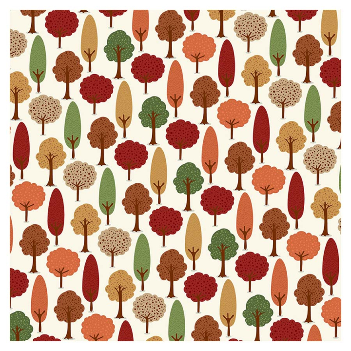 Papier imprimé 30,5 x 30,5 cm I love Fall - Autumn Woods - Echo Park - Rougier et Plé