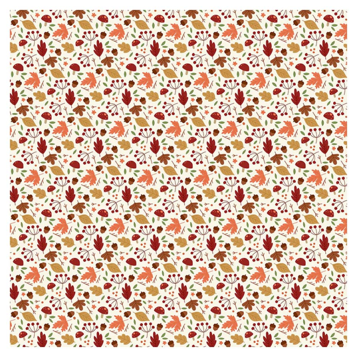 Papier imprimé 30,5 x 30,5 cm I love Fall - Element of Fall - Echo Park - Rougier et Plé