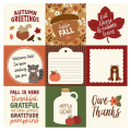 Papier imprimé 30,5 x 30,5 cm I love Fall - 4 x 4 Journaling Cards - Echo Park - Rougier et Plé