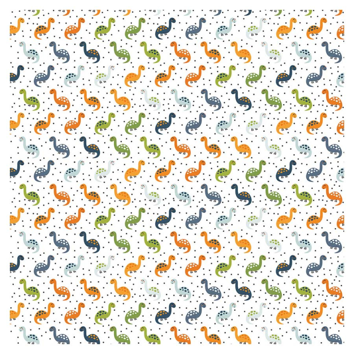 Papier imprimé 30,5 x 30,5 cm Dino-Mite - Plaid - Echo Park - Rougier et Plé
