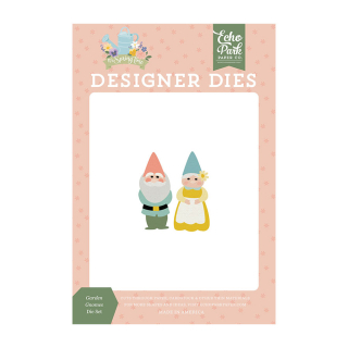 Matrice de découpe Dies Set Garden Gnomes 2 pcs - Echo Park - Rougier et Plé