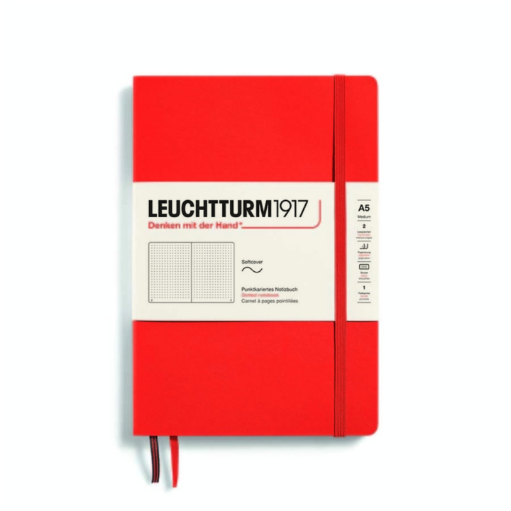 Carnet de notes Souple A5 14,5 x 21 cm Couleurs 2024 Pointillé - Leuchtturm1917 - Rougier et Plé
