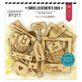 Embellissements en bois Liberty 24 pcs - Florilèges Design - Rougier et Plé
