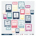 Papier imprimé 30,5 x 30,5 cm 250 g/m² Liberty - N°5 - Florilèges Design - Rougier et Plé